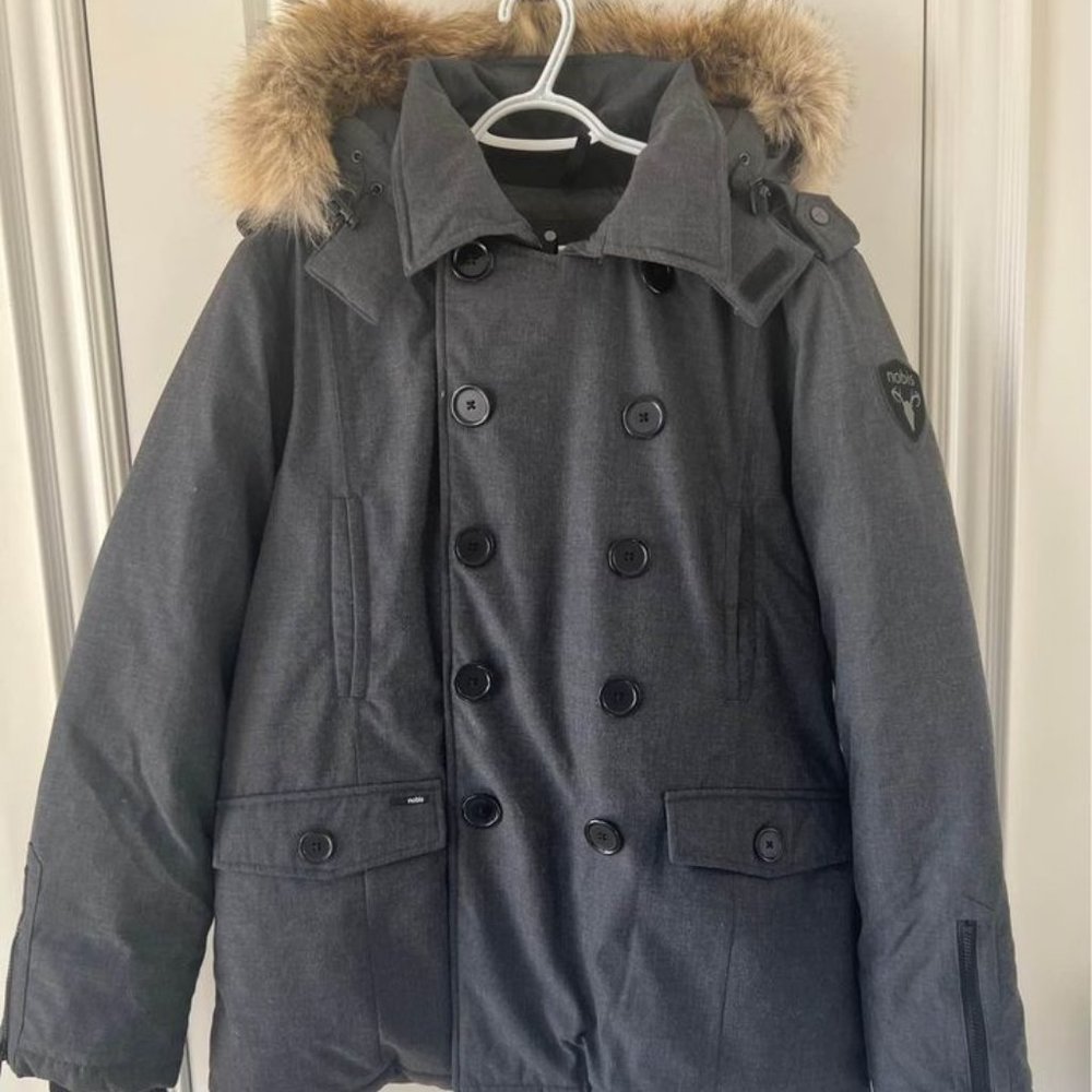 BNWT Nobis Kato Down Parka Jacket | Charcoal Size L